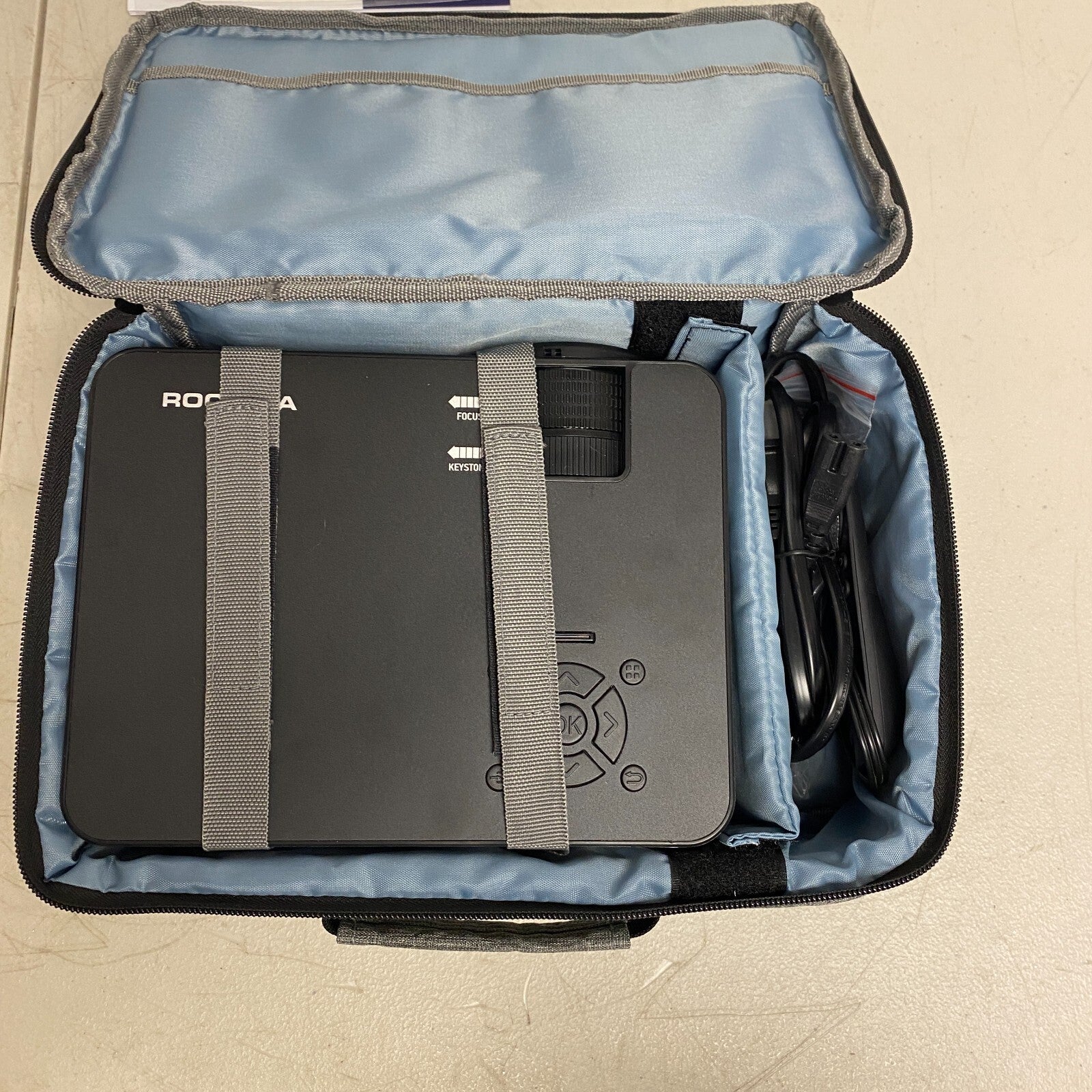 Roconia 150" Class FHD (1080p) LED Projector Movie Video Home Theater w/ Screen"