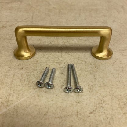 Signature Hardware 4" Belfast Solid Brass Cabinet Pull - Satin Brass