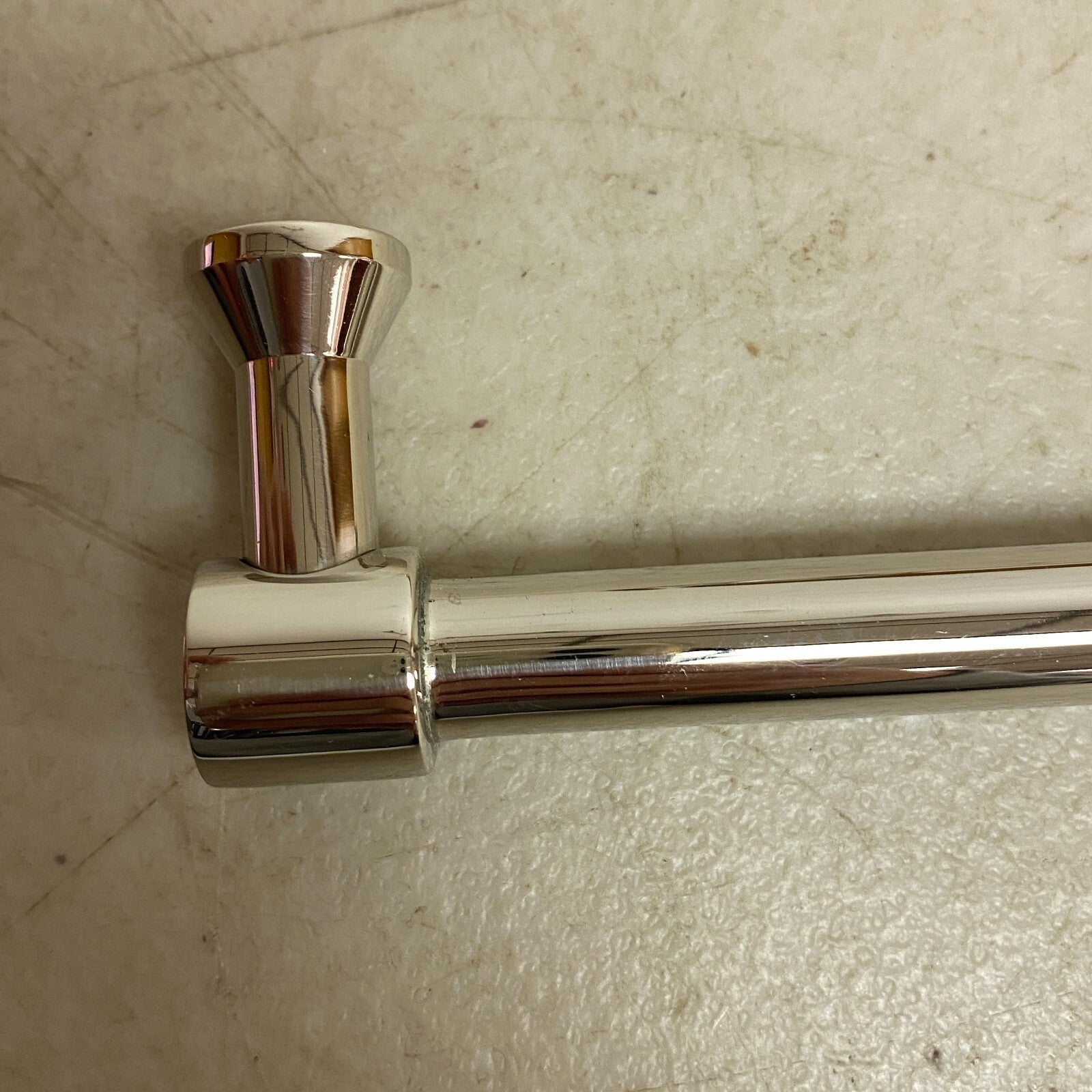 Signature Hardware  6" Strasbourg Solid Brass Cabinet Pull - Polished Nickel