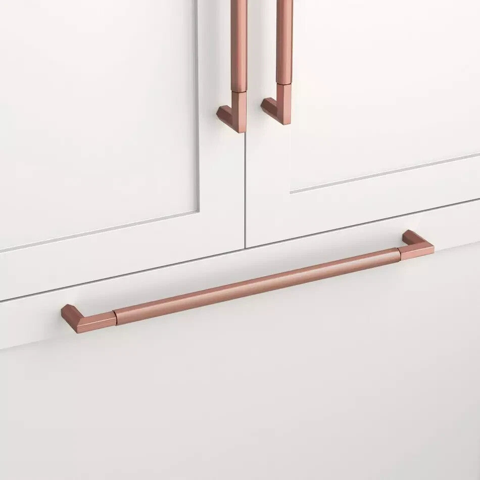 Signature Hardware 12" LUNATA SOLID BRASS APPLIANCE PULL ANTIQUE COPPER