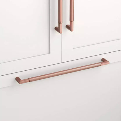 Signature Hardware 12" LUNATA SOLID BRASS APPLIANCE PULL ANTIQUE COPPER