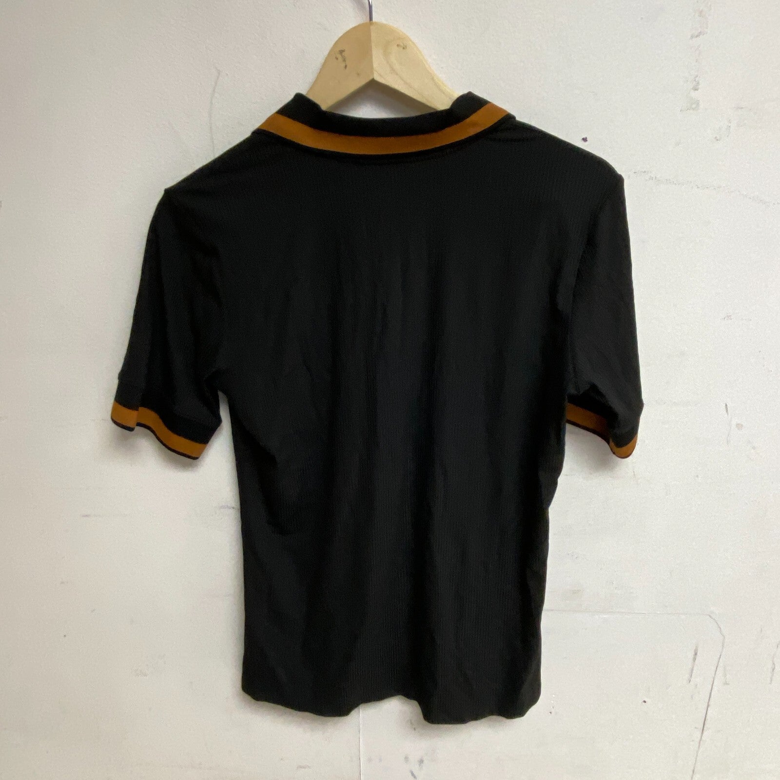 Lady Hagen Women's Golf Rib Half Sleeve Polo Black/ Orange WGH31009 New