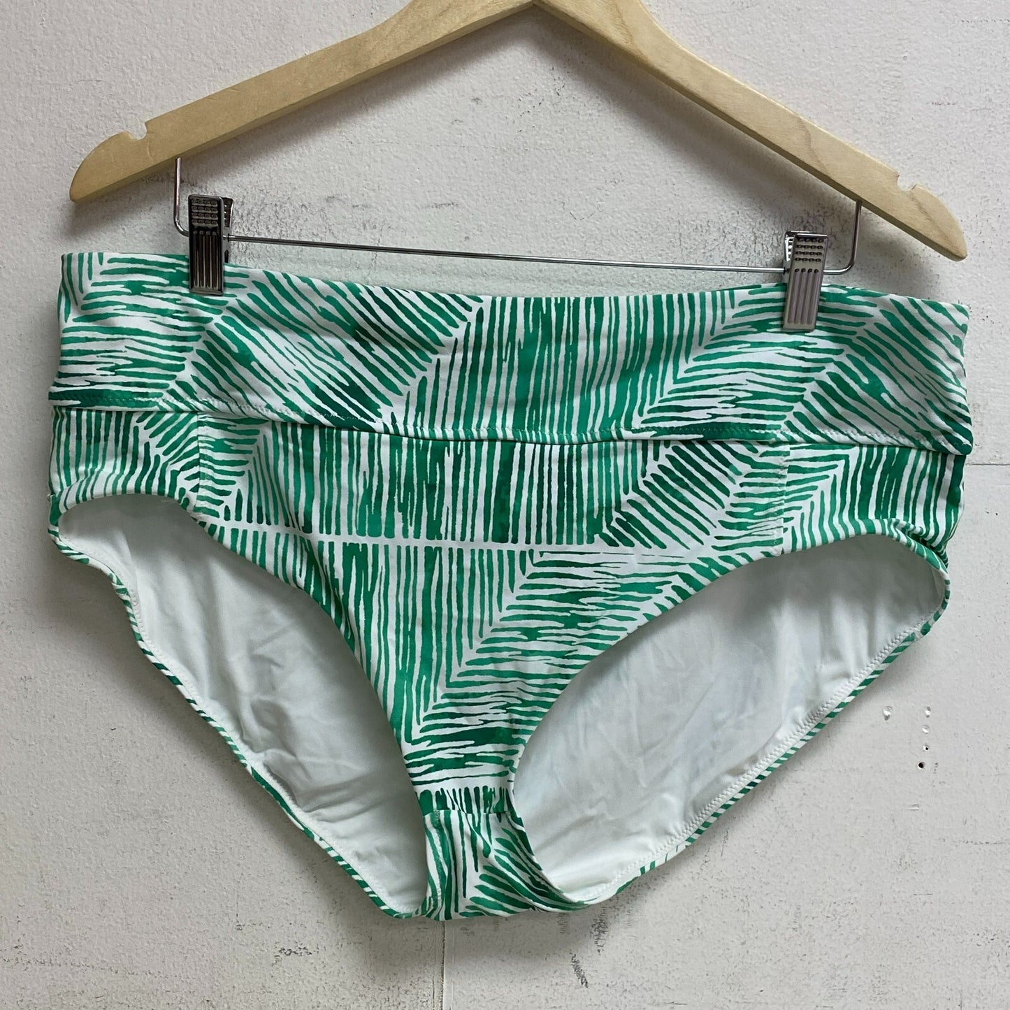 Calia Womens Swim Boyshort Small Palm Green Stylish Trendy WSA21502PRTX