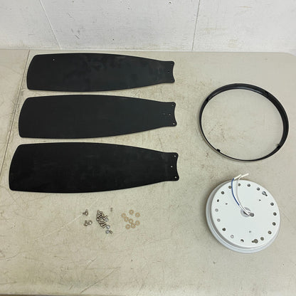 Harbor Breeze Mazon Brushed Nickel Finish Ceiling Fan 44 inch Model # 0807421