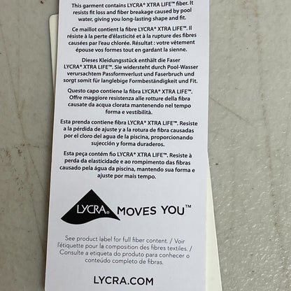 Calia Women's Cross Back Bikini Top Simple Stripe White WSA20210PRTXWP