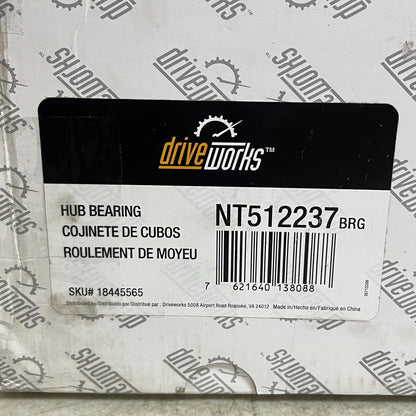 DriveWorks NT512237 Rear Wheel Hub & Bearing Assembly Steel Sealed OE Replacemnt