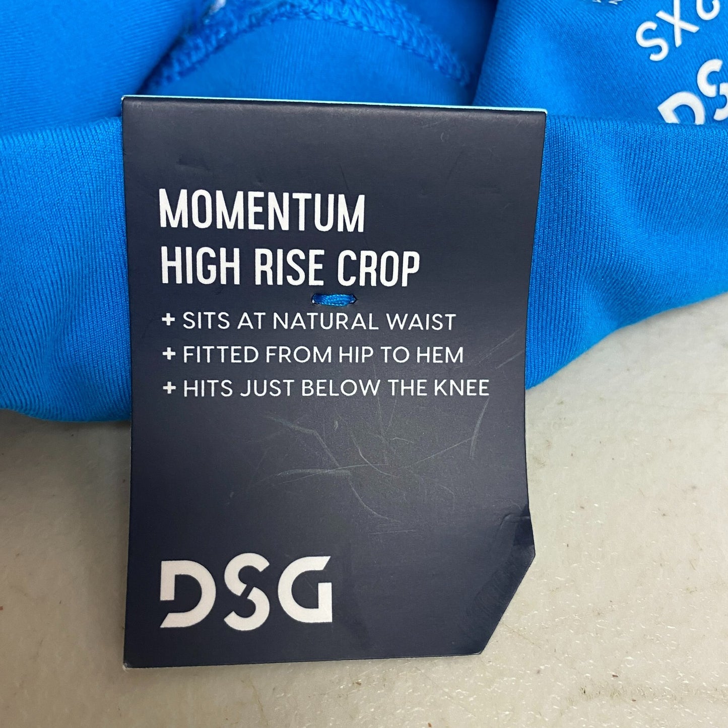 DSG Women's Momentum Performance Cropped Leggings Paradise Blue DAW12328