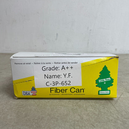 LITTLE TREES Fiber Can Air Freshener New Car Scent 4 Pack for Car or Home Use