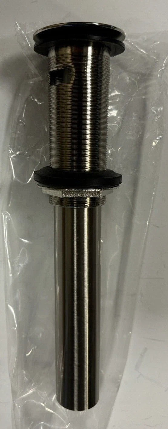 Extended Press Pop-Up Bathroom Sink Drain No Overflow Polished Brass SH439072PB