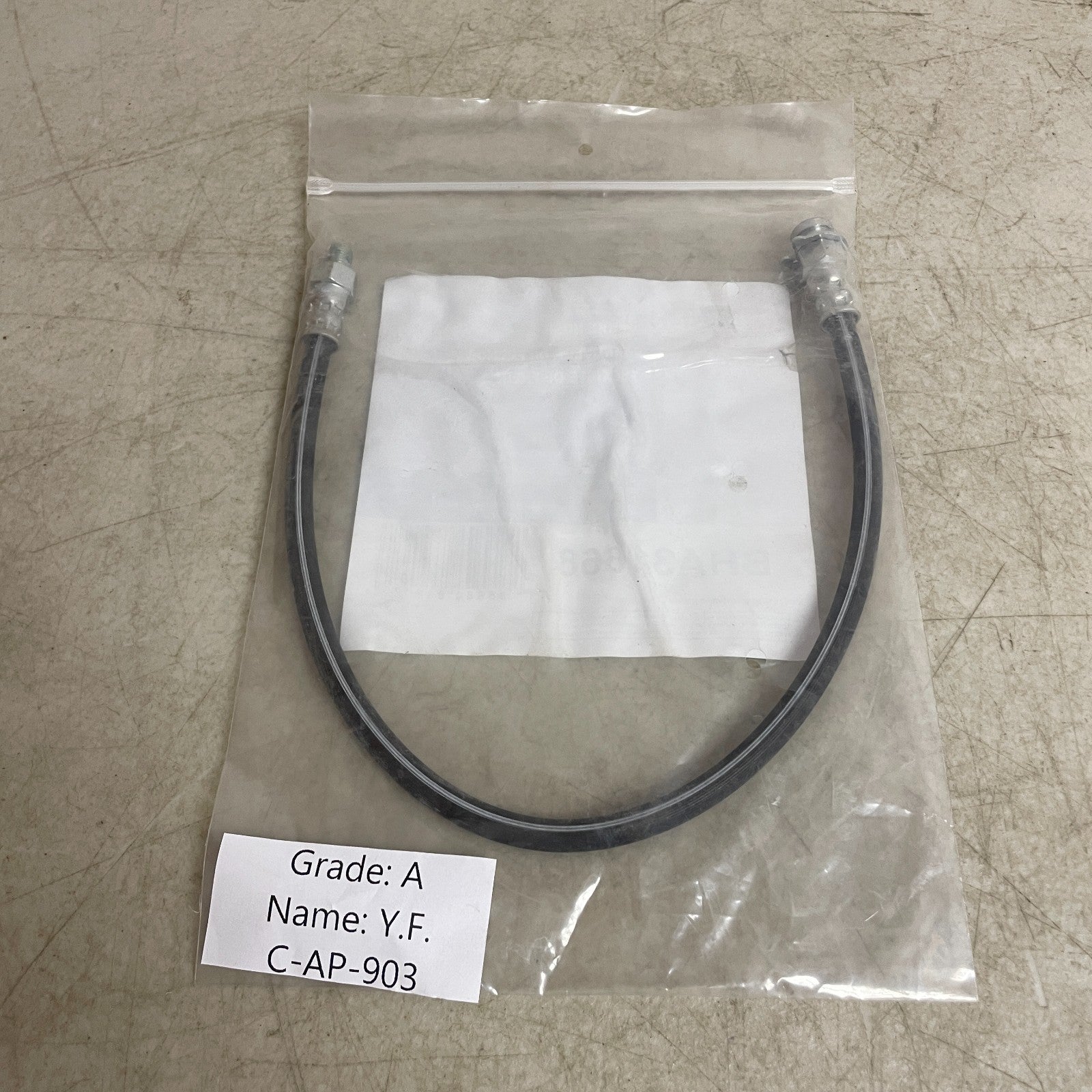 Carquest Wearever BHA31668 Brake Hose Assembly EPDM Black, Male–Female Ends