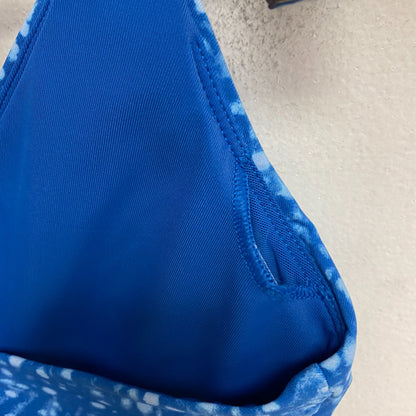 Calia Women's Triangle Cross back Bikini Top Deep Sea Dots Royal WSA23201PRT