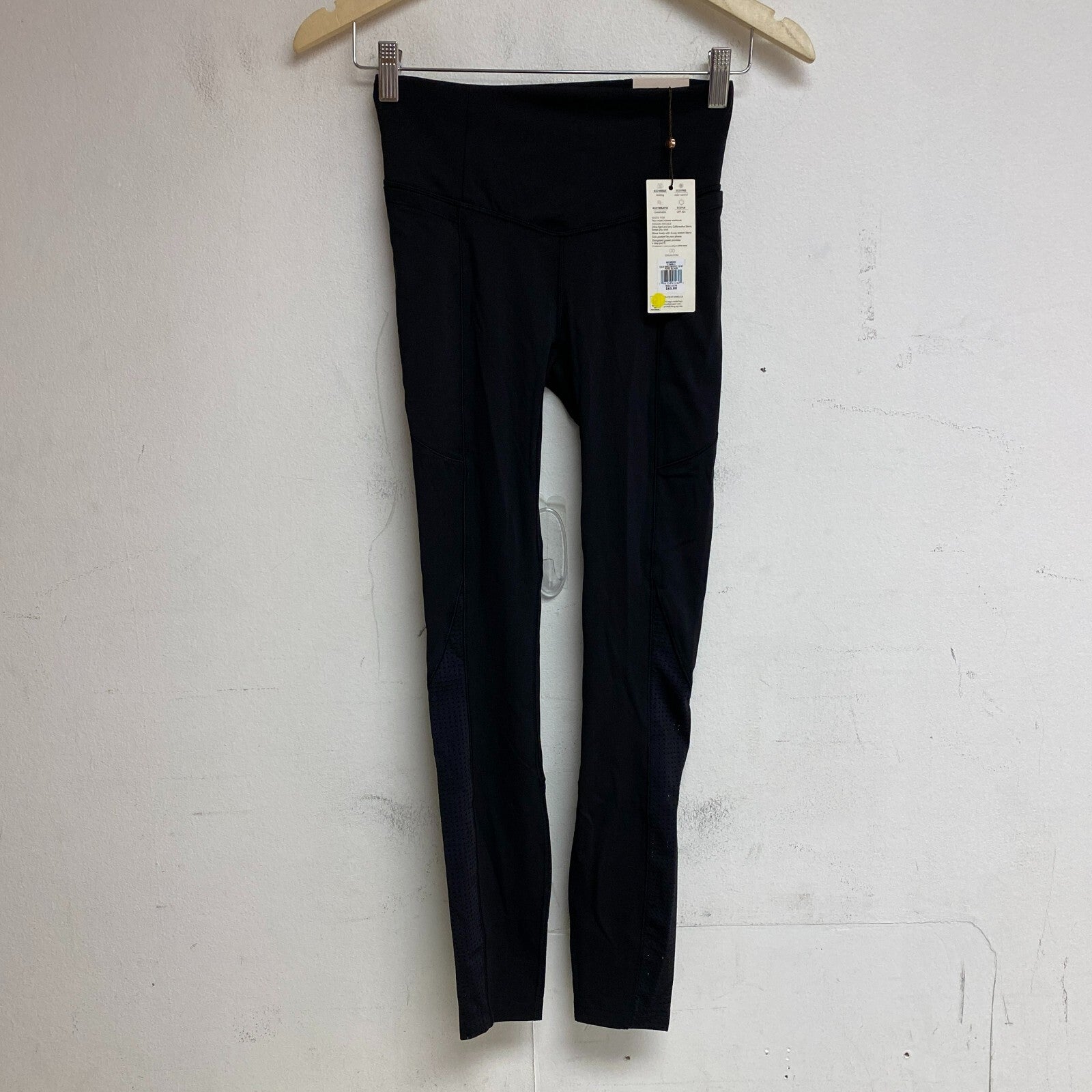 CALIA Women's Energize Mesh 7/8 High Rise Legging Pure Black Ankle WAX12376