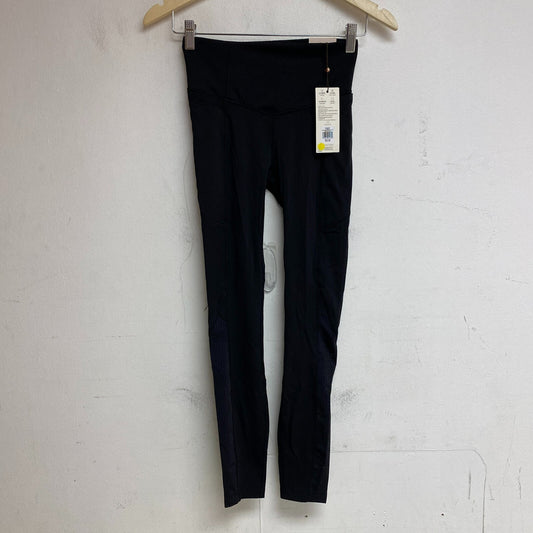 CALIA Women's Energize Mesh 7/8 High Rise Legging Pure Black Ankle WAX12376