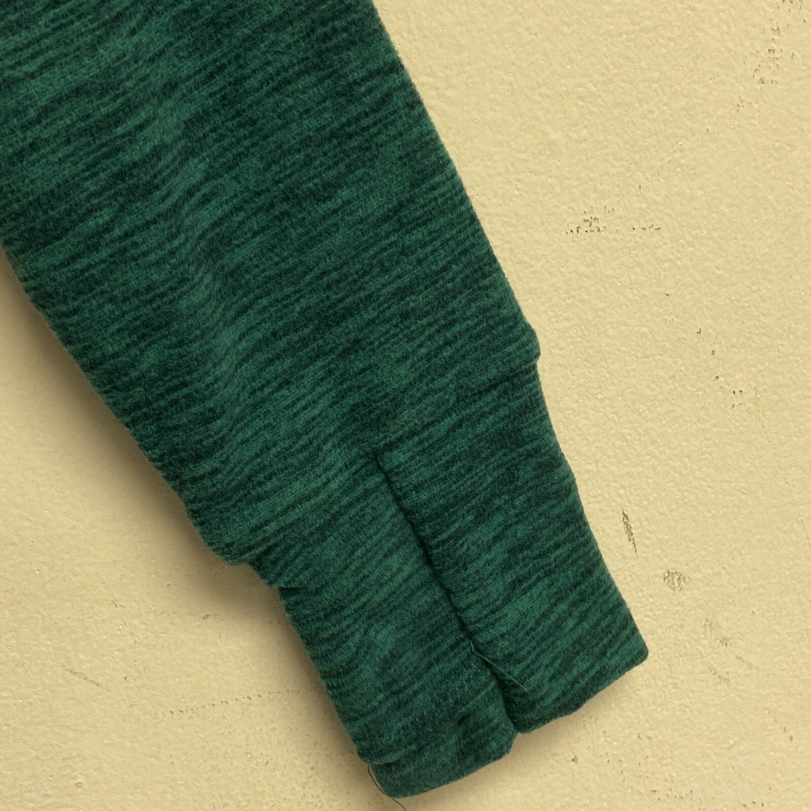 St. John's Bay Woman’s Funnel Neck Long Sleeve Sweatshirt Size PM Color Green