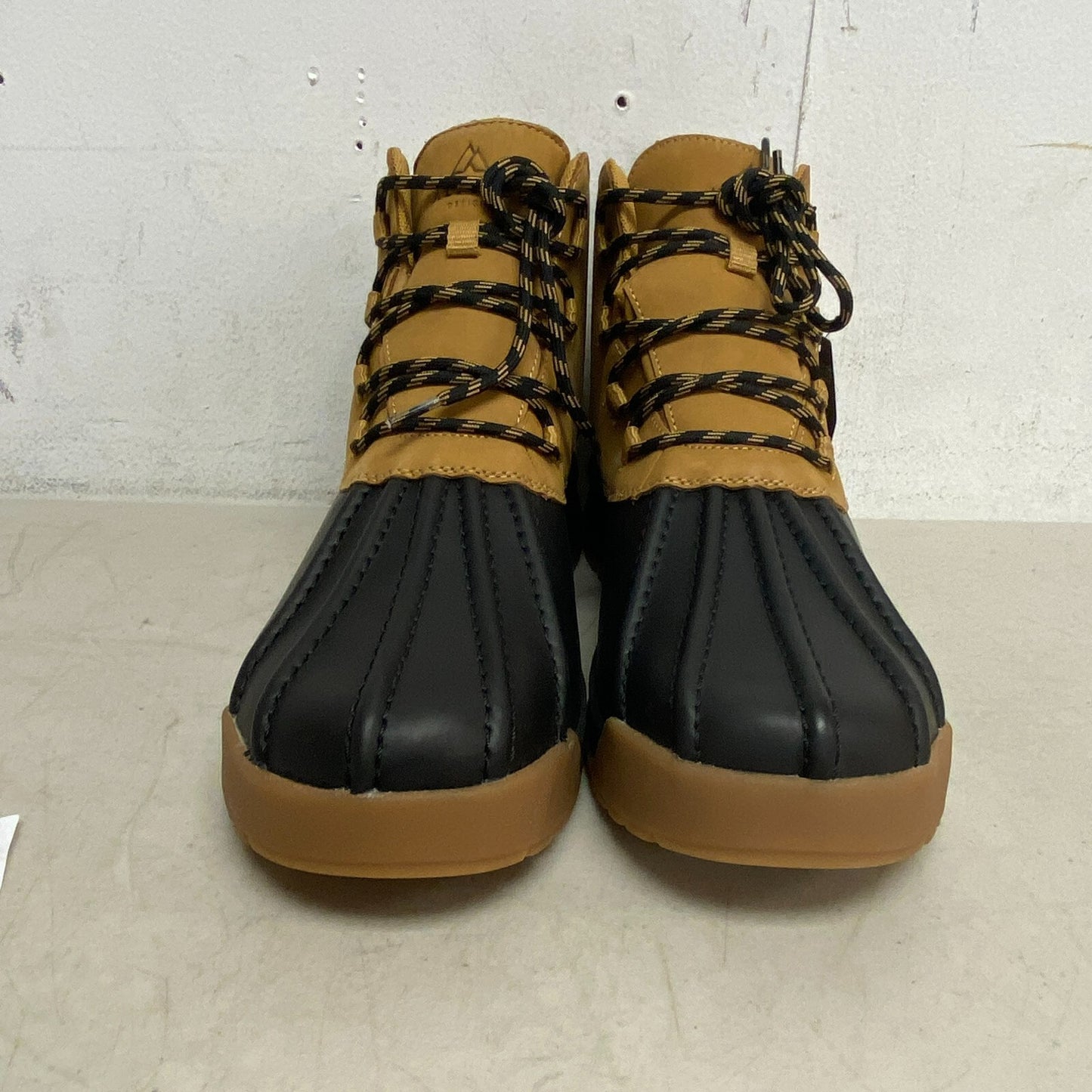 Alpine Mens Full grain leather Tan Gavin Duck Boot AD22MCW003-TAN