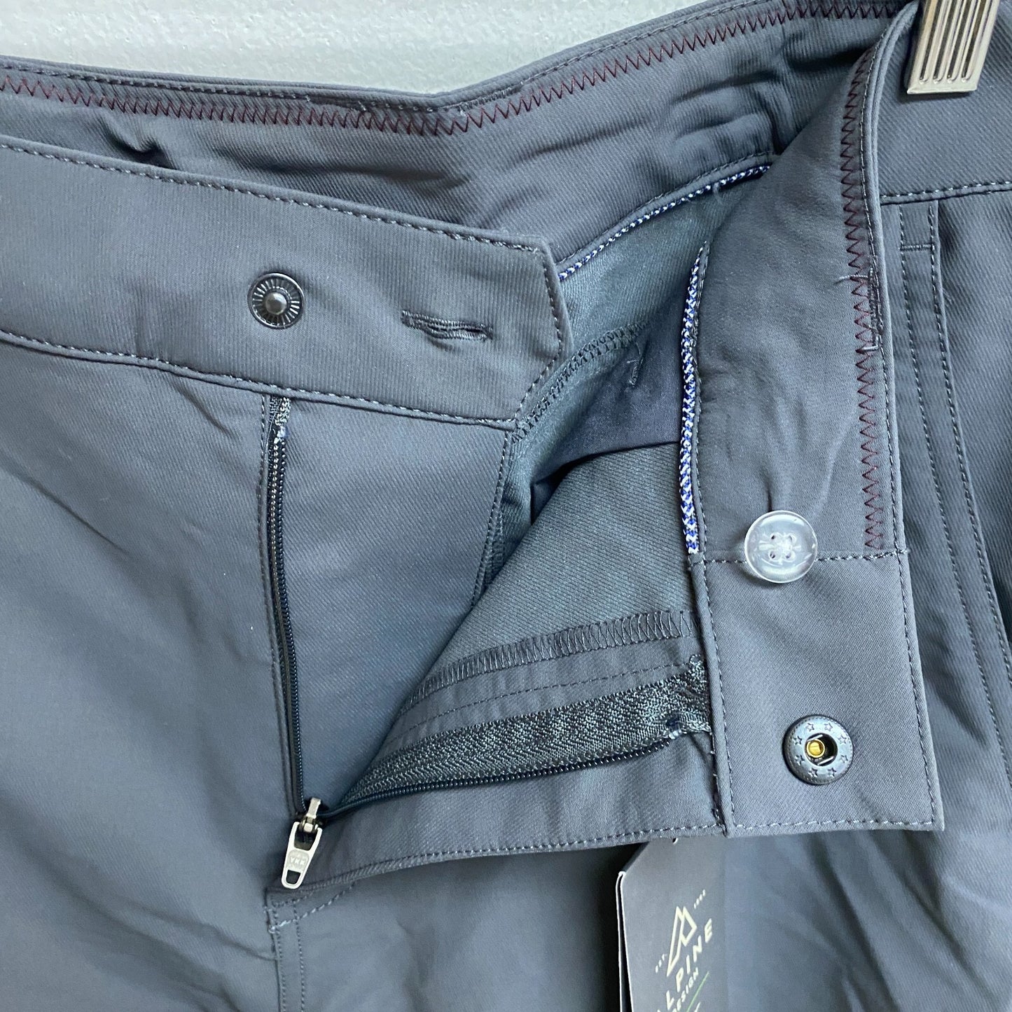 Alpine Design Men's M AD Trailhead Tech Modern Fit Pant Asphalt ADM23910 New!