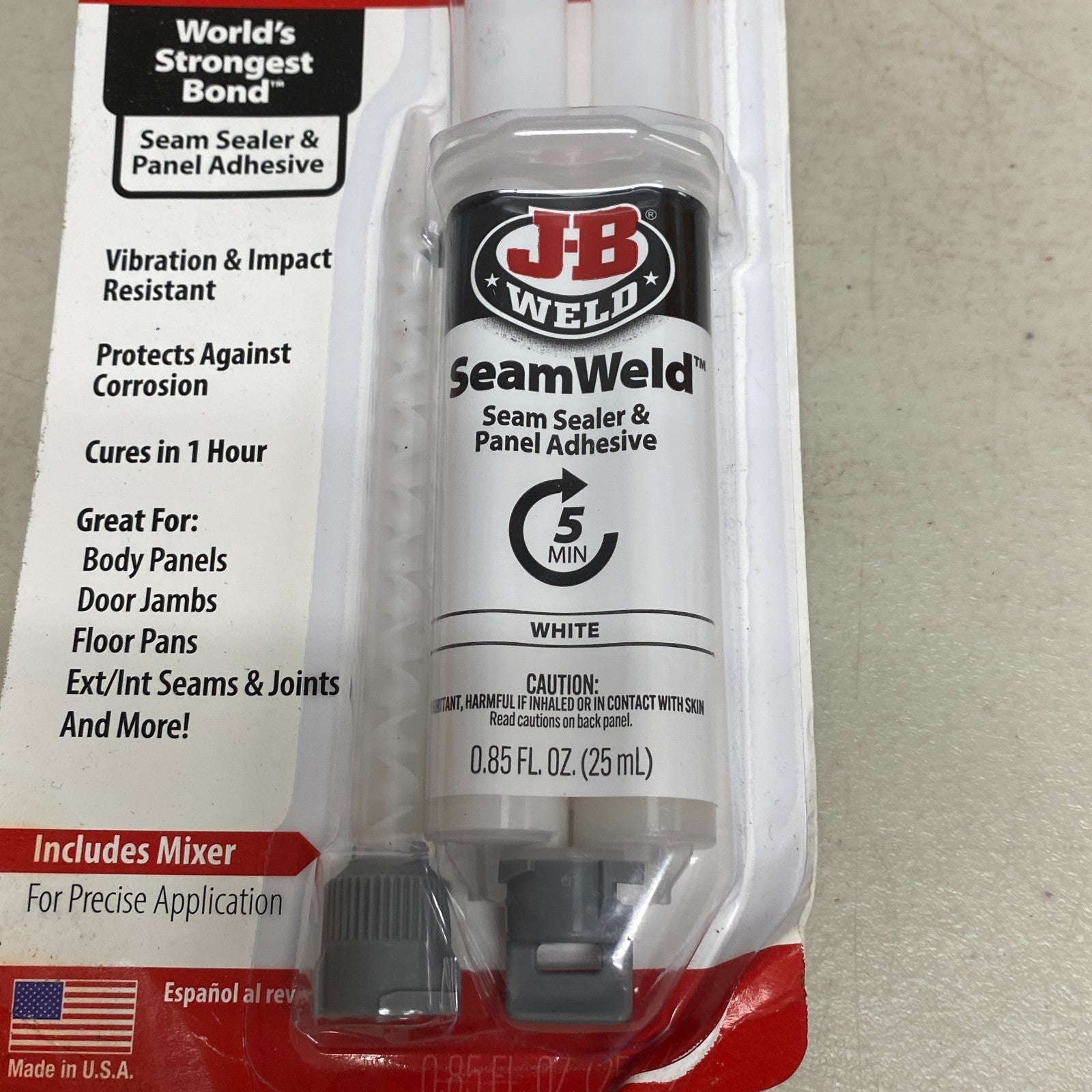 J-B Weld SeamWeld™ Epoxy Syringe 25 mL 50178 Industrial Strength Adhesive