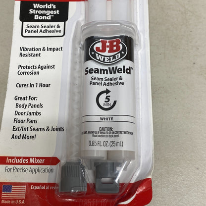 J-B Weld SeamWeld™ Epoxy Syringe 25 mL 50178 Industrial Strength Adhesive