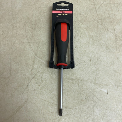 GEARWRENCH T30 4″ Torx Dual Material Screwdriver Chrome Shaft 80029