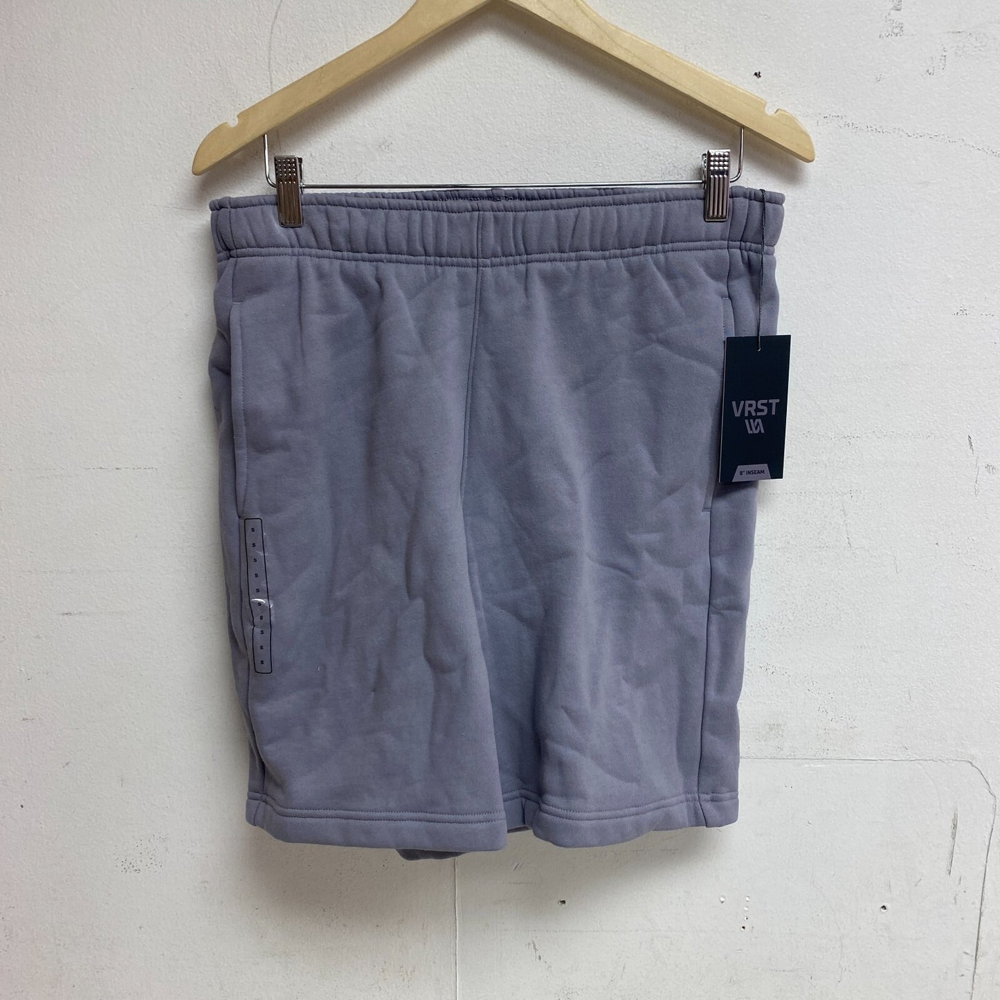 VRST Men's 8"inseam  Fleece Short Steel Grey MAX1004248 Summer Fitness New!
