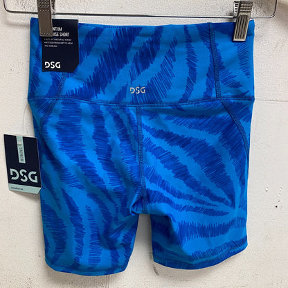DSG Women's Momentum High Rise 5" Shorts Trippy Zebra Blue DAW12301PRT New