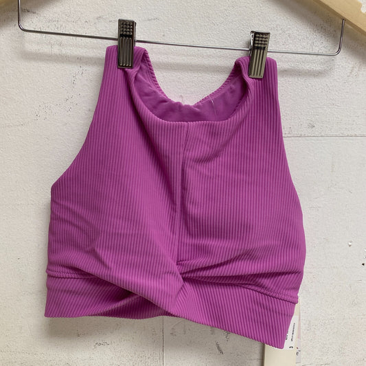 CALIA Women's Rib LL Cross Over Top Geranium Purple WSA21212R