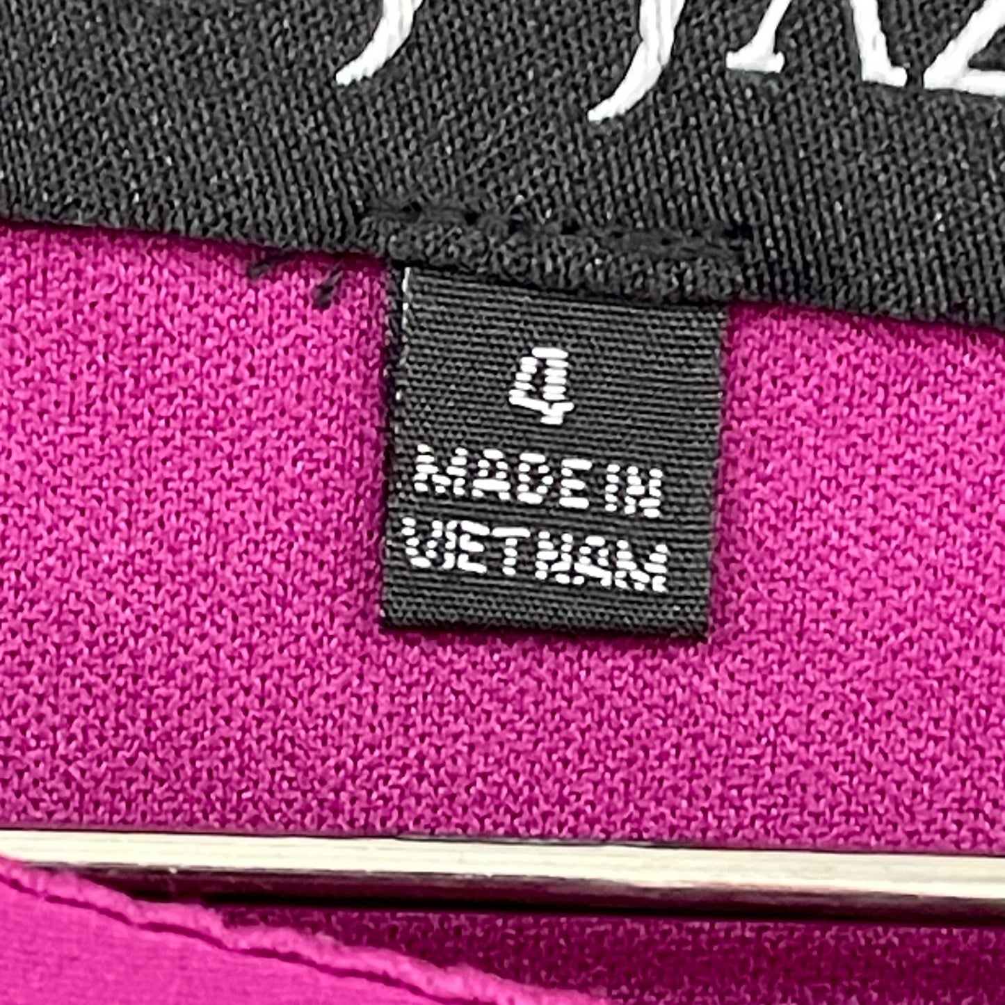 Dj Jaz 3/4 Split Sleeve Embellished Popover Sheath Dress Color: Orchid Size 4