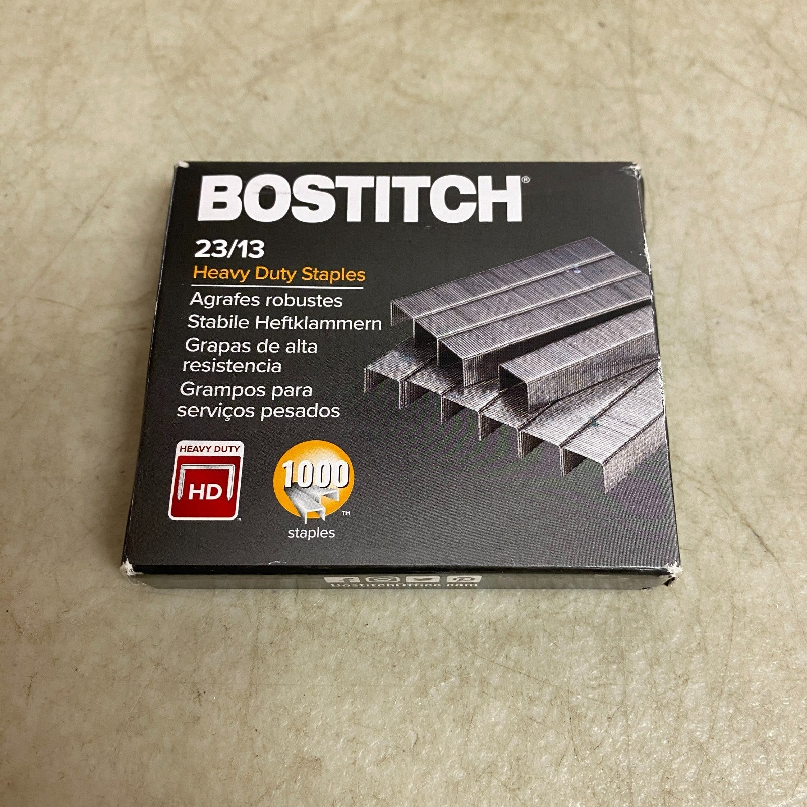 Bostitch Office 1913 Heavy Duty 23/13 Staples 100 Sheet Capacity (Box of 1,000)