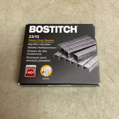Bostitch Office 1913 Heavy Duty 23/13 Staples 100 Sheet Capacity (Box of 1,000)