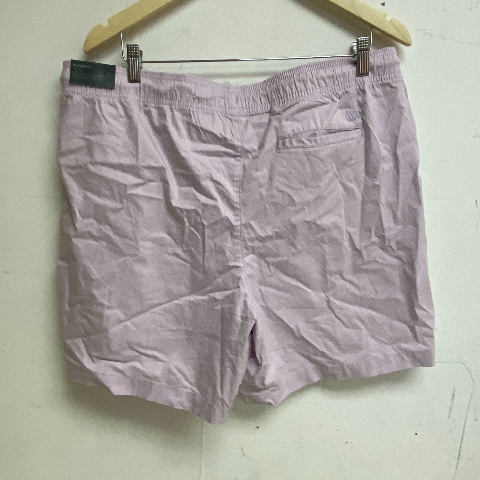 VRST Men's 7" Easy Relaxed Fit Elastic Waist Short Mellow Lilac MAX100429 New