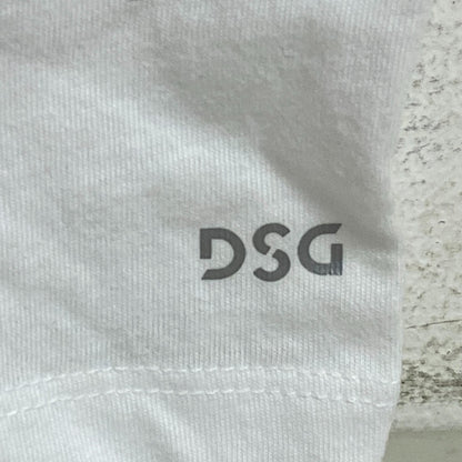 DSG Boys Solid Cotton Graphic Tee Pure White Amped Up Short Sleeve DAB21108