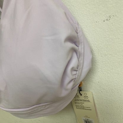 Calia Women's Swim Collection Strappy Back Racerback Bikini Top Blooming Lilac