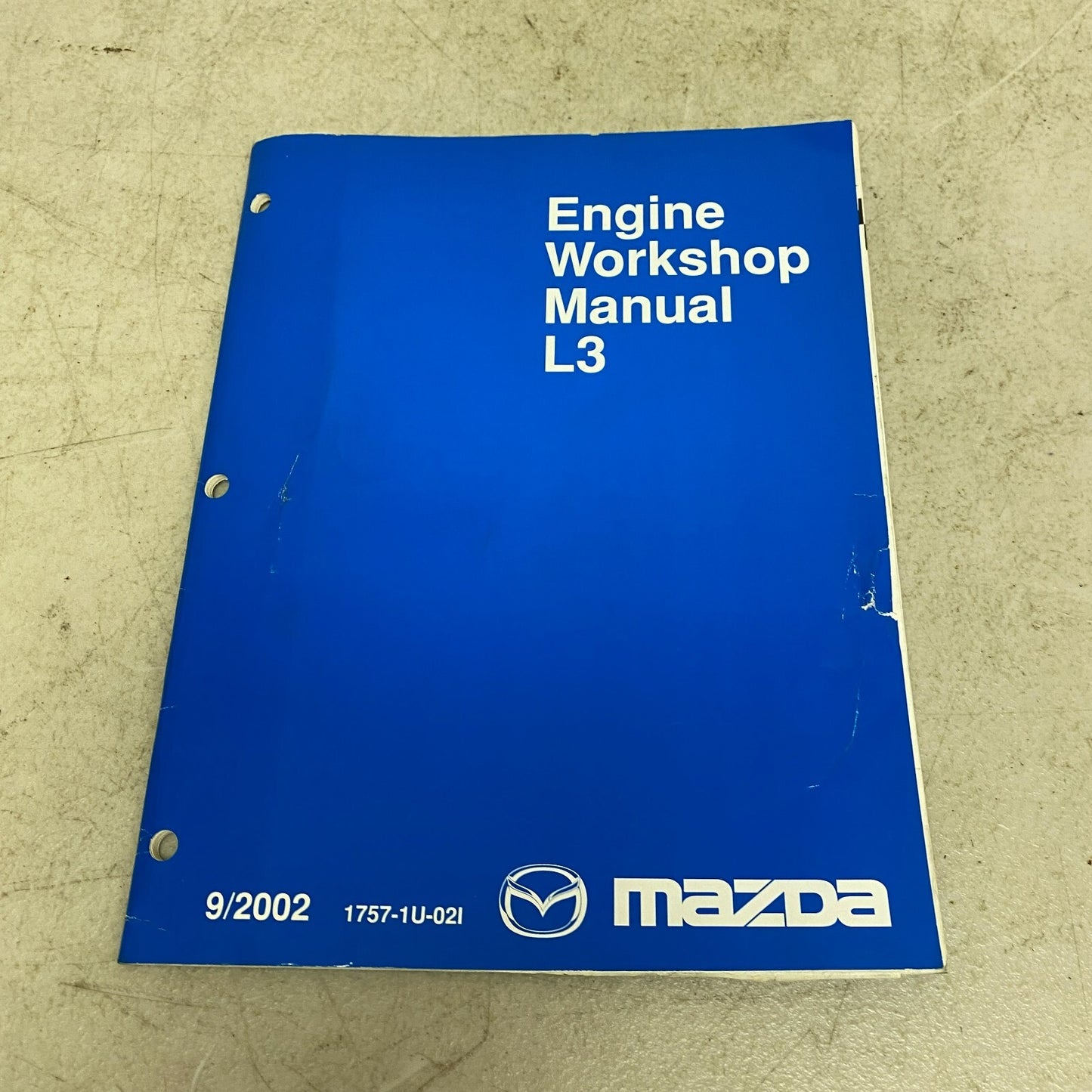 Mazda Engine Workshop Manual L3 9999-95-00L3-03 , #547-1CP