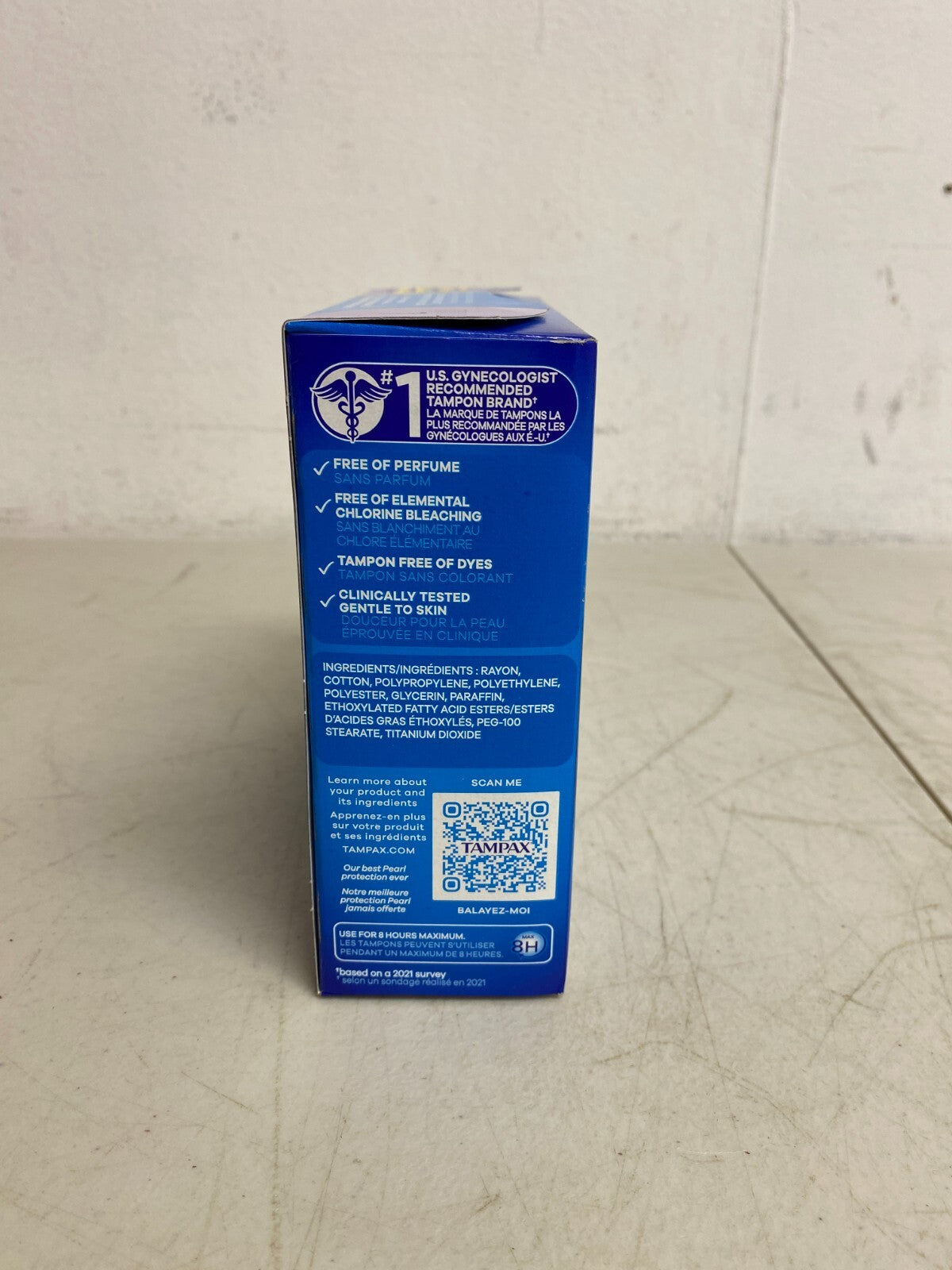 Tampax Pearl Lite's Light Flow Unscented Tampons 36 Count