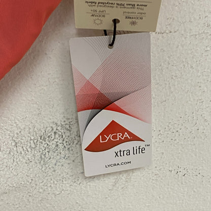 Calia Womens Shirred V Front High rise Bttom Guava Pink Solid WSA23407