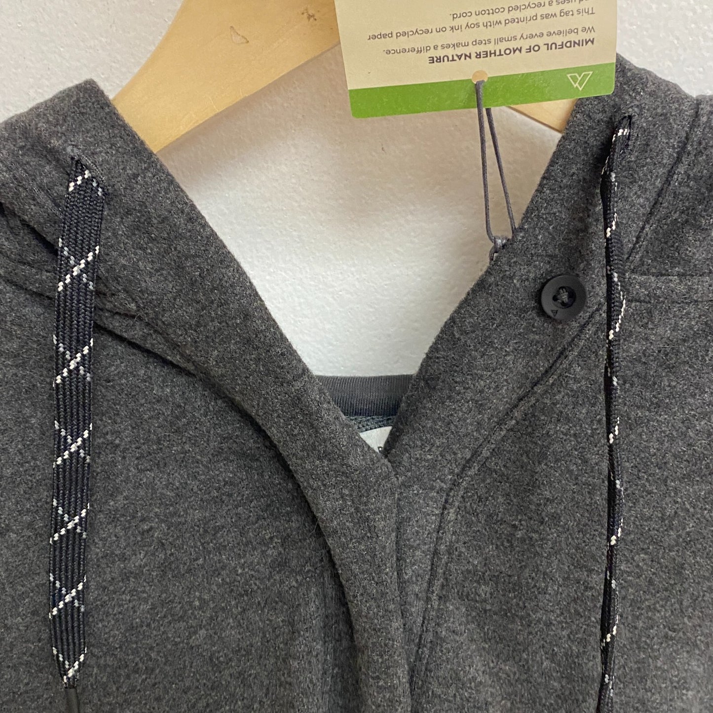 Alpine Design Womens W AD Wonderful Hoodie Pure Black Heather ADW23201 Brand New