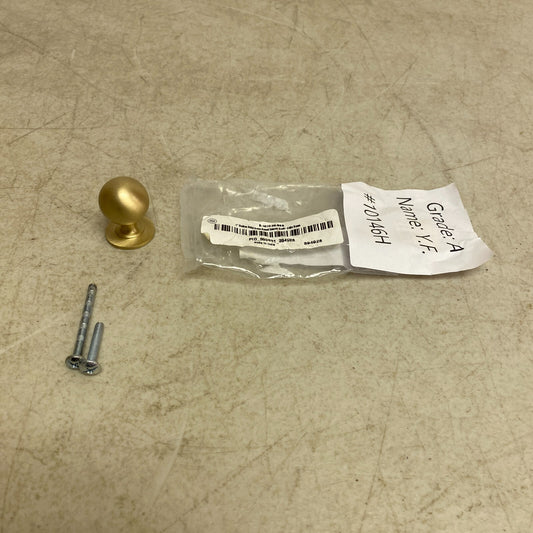 Signature Hardware 1" Rodino Solid Brass Round Cabinet Knob - Satin Brass