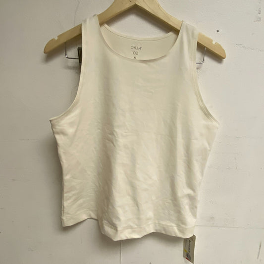 Calia Womens Essential Fitness Tank Unbleached Sleeveless Solid WAX31286
