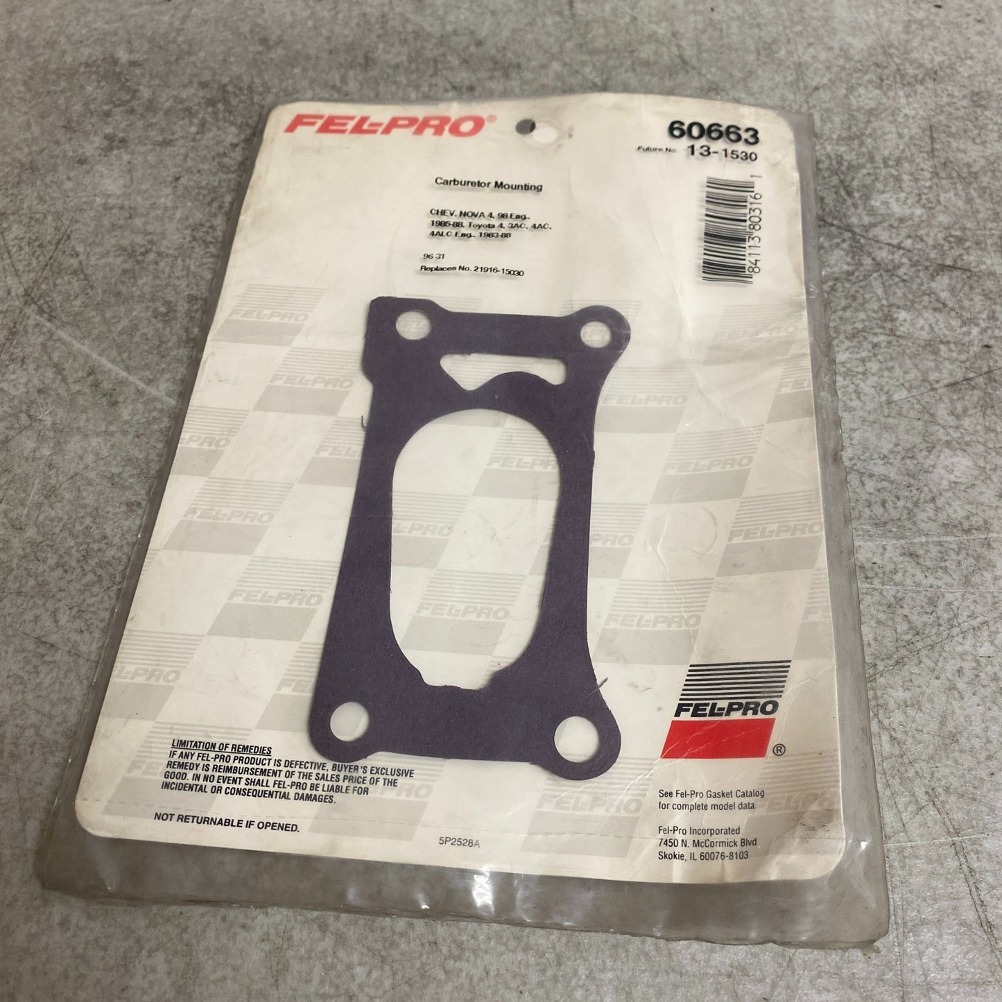 FEL-PRO 60663 Transmission Pan Gasket GM 4L80-E 4L85-E Chevy GMC Silverado Truck