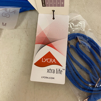 Calia Women's Swim Top Shirred Strapless Bandeau ROYAL BLUE WSA23202 Brand New!