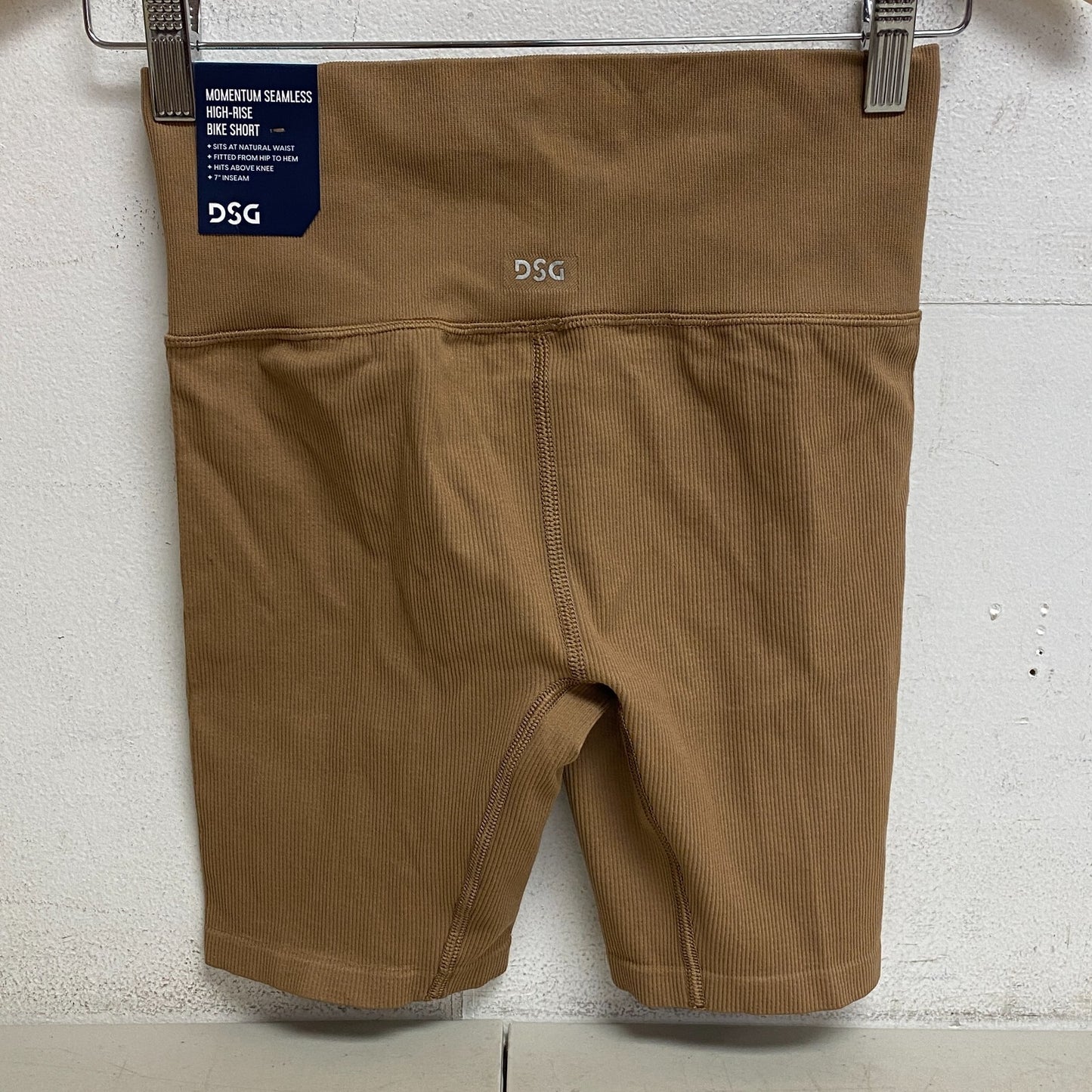 DSG Women's 7" Momentum Seamless Bike High Rise Short Cadet Brown DAW23312