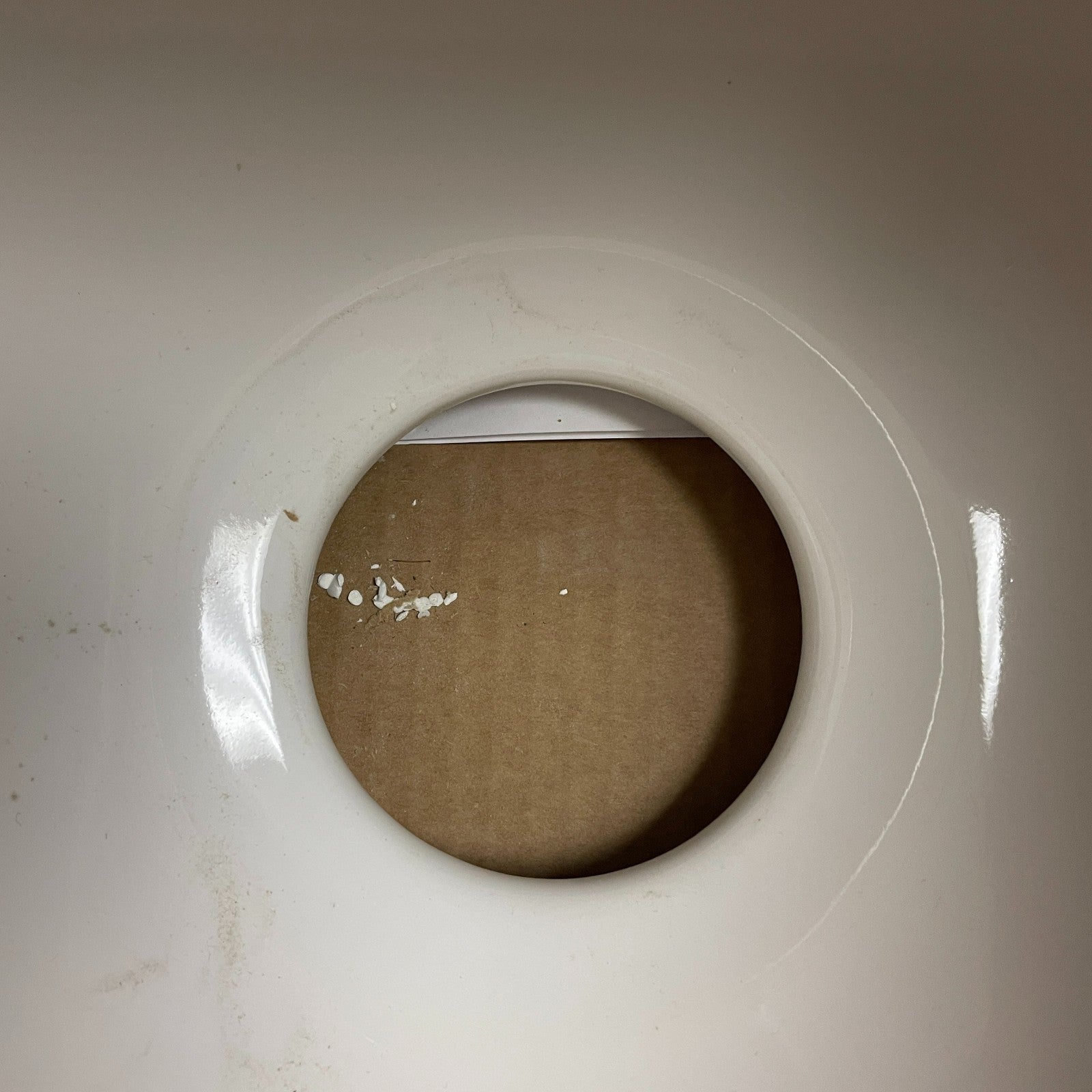 Signature Hardware 18" Square Undermount Fireclay Kitchen Prep Sink White