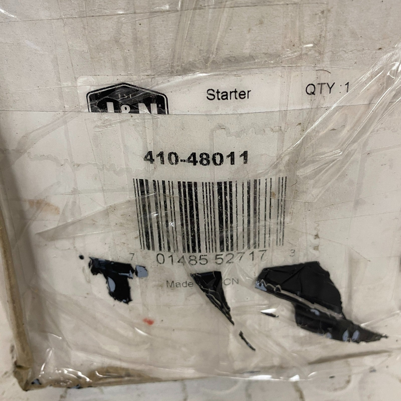 J&N 410-48011 Starter Motor for Nissan Forklift Lift Trucks