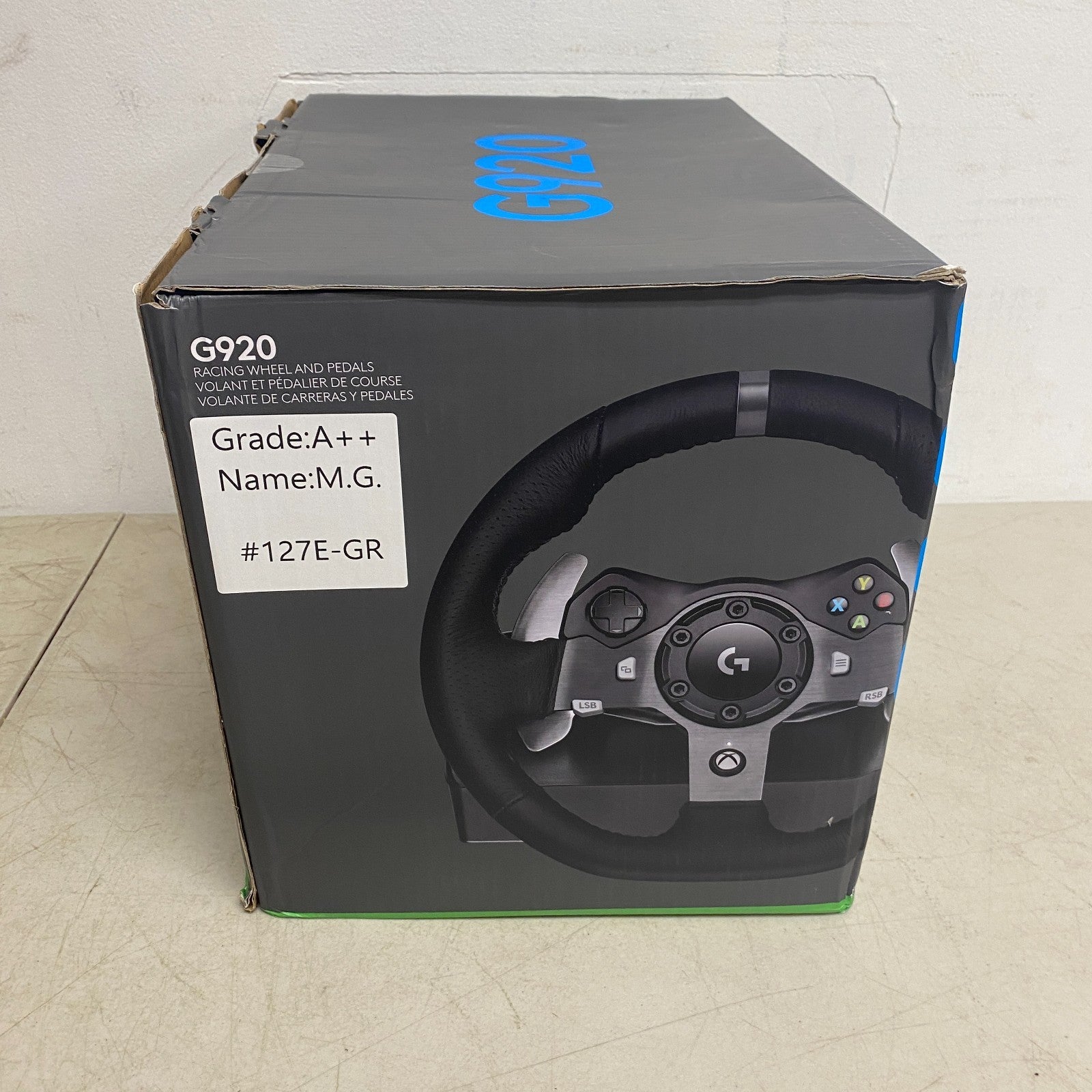 Logitech G920 Driving Force Racing Wheel & Pedals for Xbox Series X|S, Xbox New