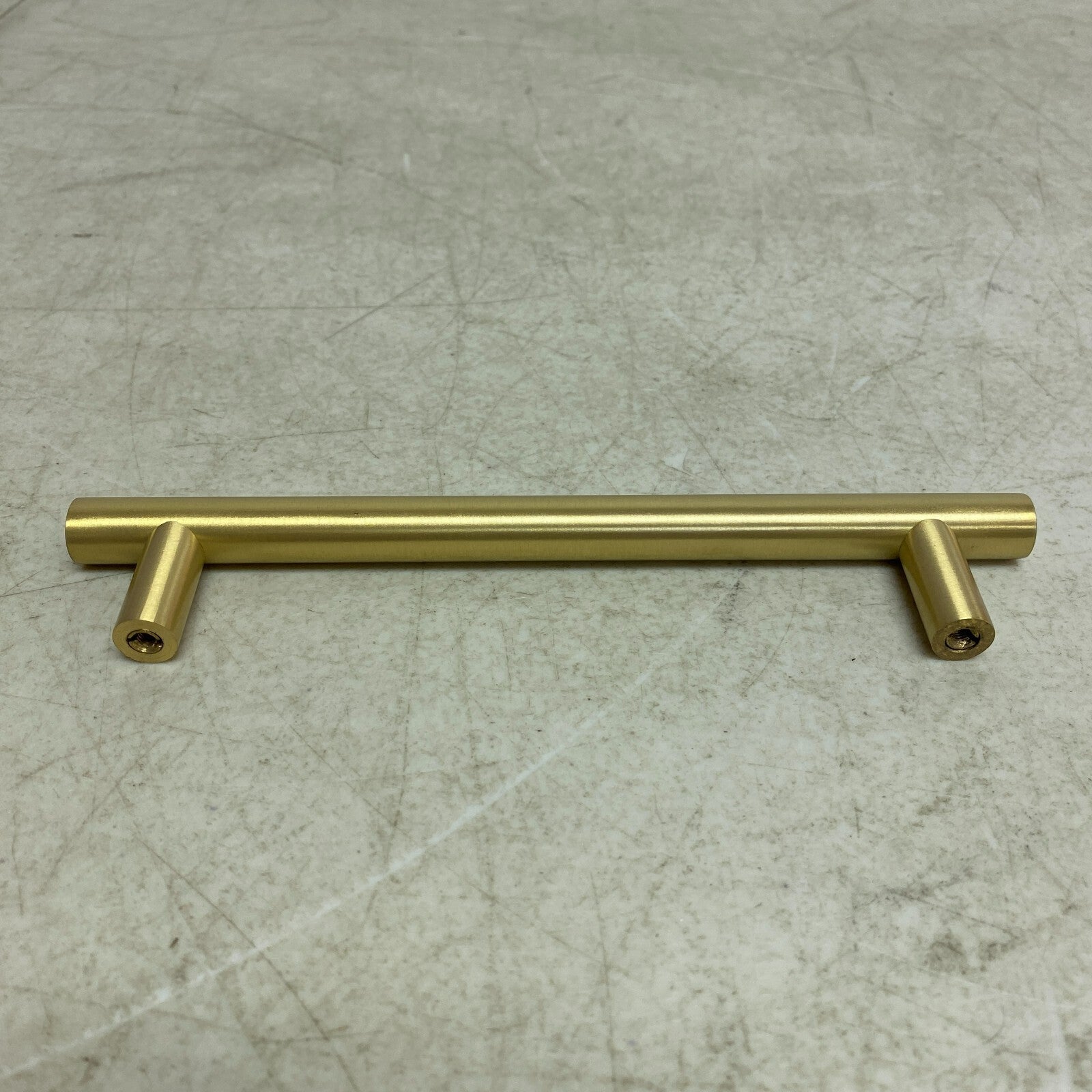 Signature Hardware 6" Avignon Solid Brass Cabinet Pull Satin Brass EH1082.6.SBS