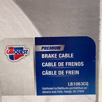 Carquest Wearever Parking Brake Cable BCA660789 Chevy Aveo/Aveo5 Suzuki Swift