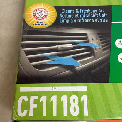 FRAM CF11181 Fresh Breeze Cabin Air Filter w/ Arm & Hammer Baking Soda GM Cars