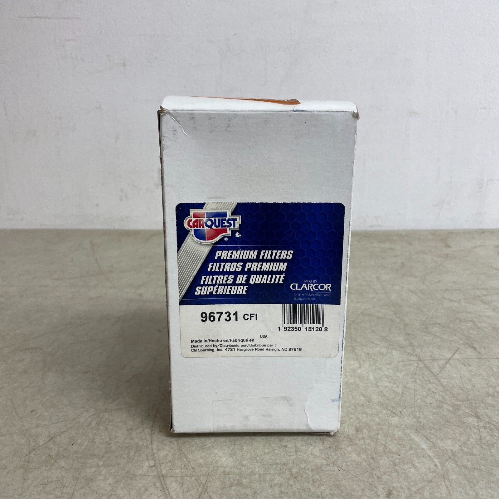 Carquest 96731 Fuel Filter Element Replaces PF823-E 4H8792 FF1117