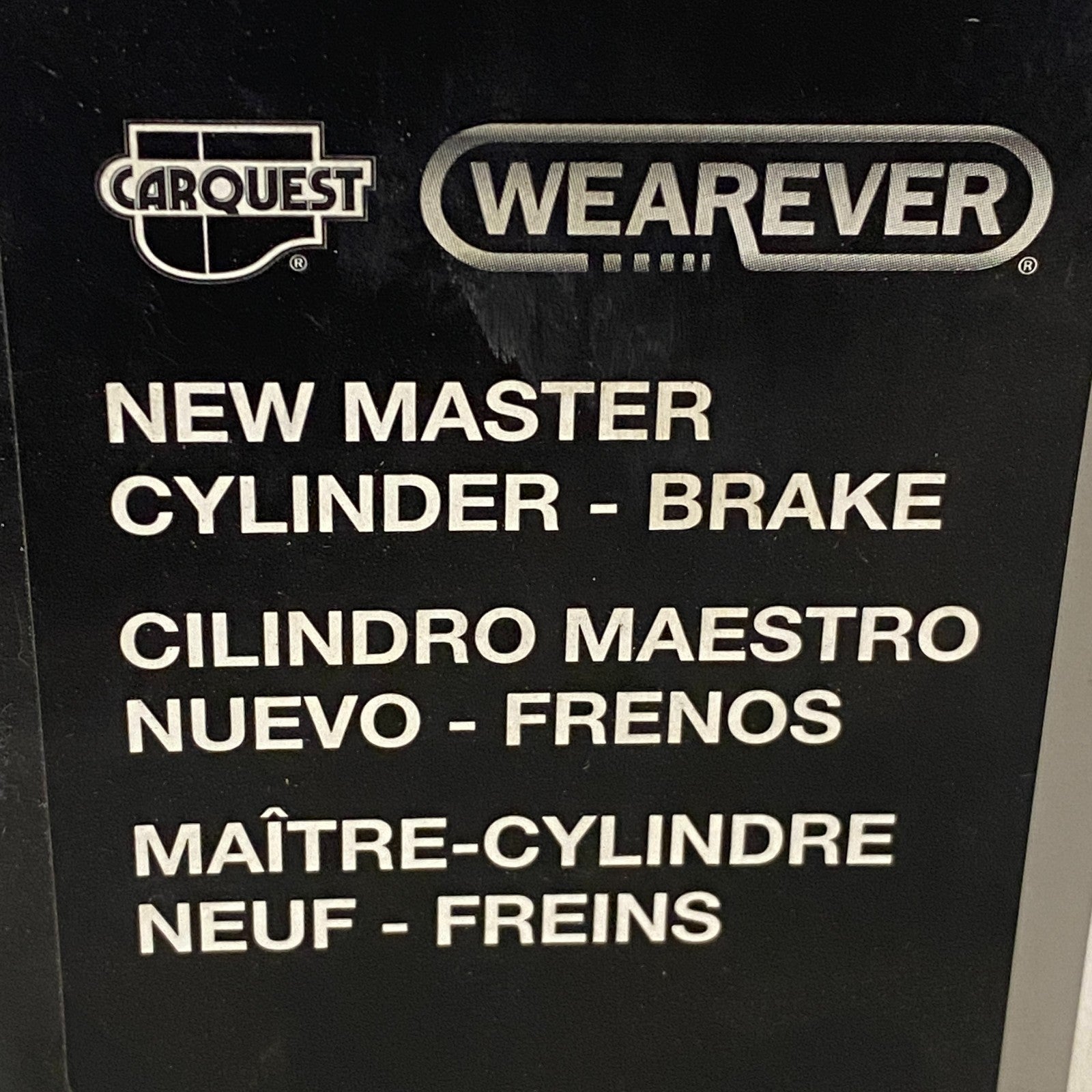 Carquest Wearever Brake Master Cylinder 1.062″ Bore Aluminum Model MCA630257