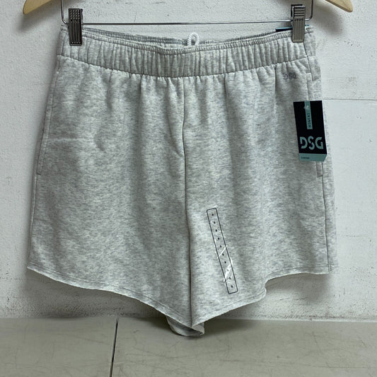 DSG Women's Relaxed Fit Oversized Fleece Shorts Light Heather Grey DAW11431H